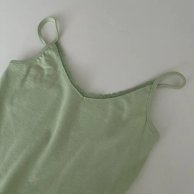 Tops ajustados de encaje corto de verano