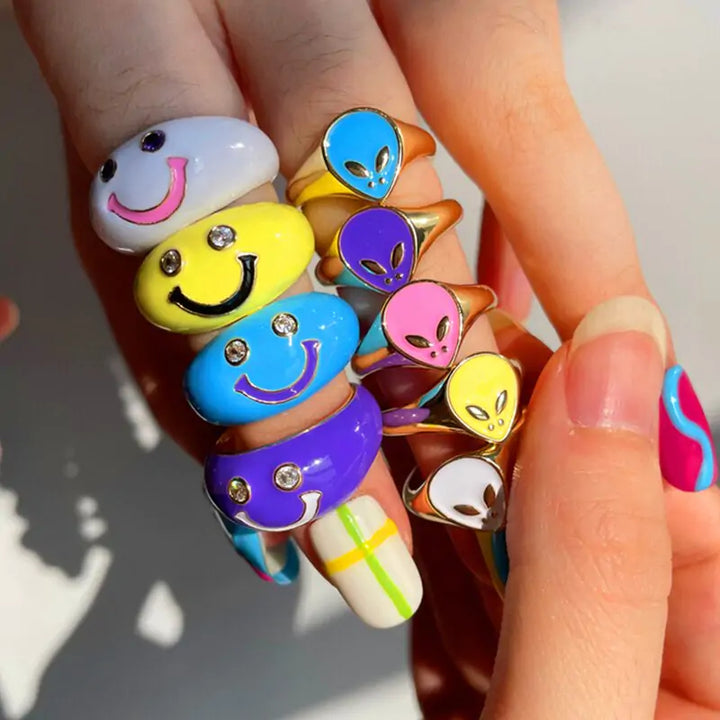 Colorful Sweet Trendy Ring