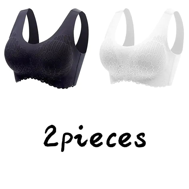 Vip Link 3pcs Plus 4XL Latex Bra Seamless Bras