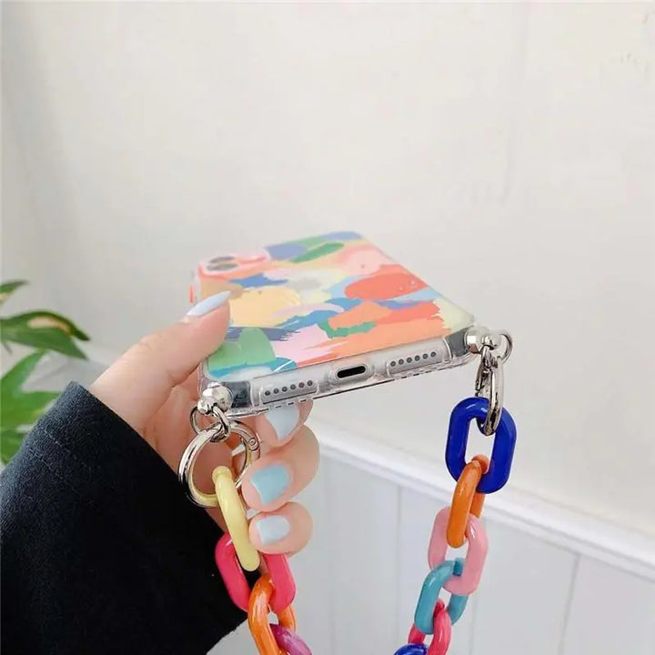 Abstract Art Chain Case