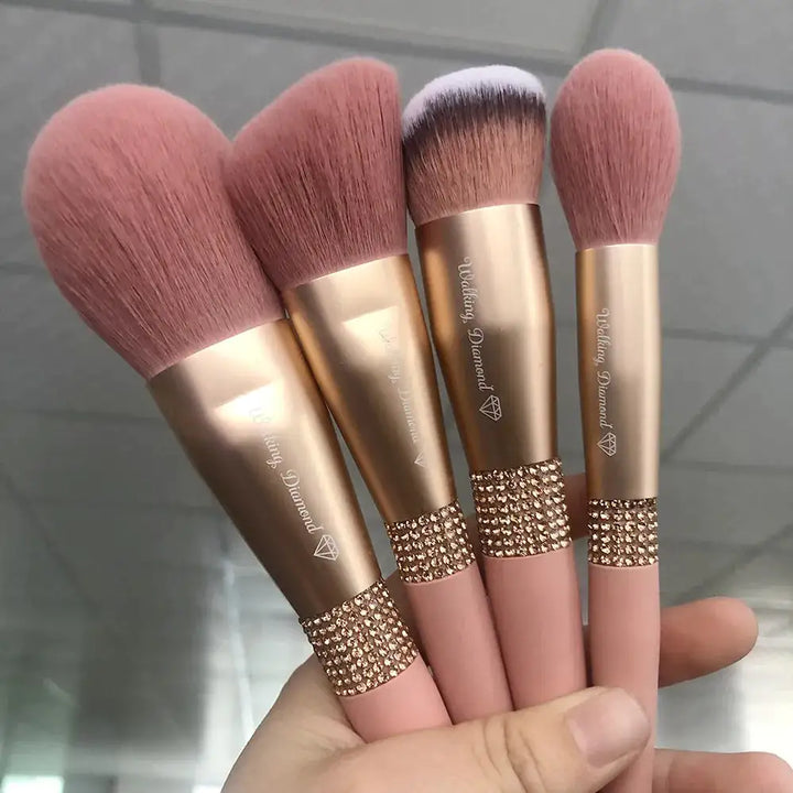 Belle&Rose™ Pink Sunset Brush Set