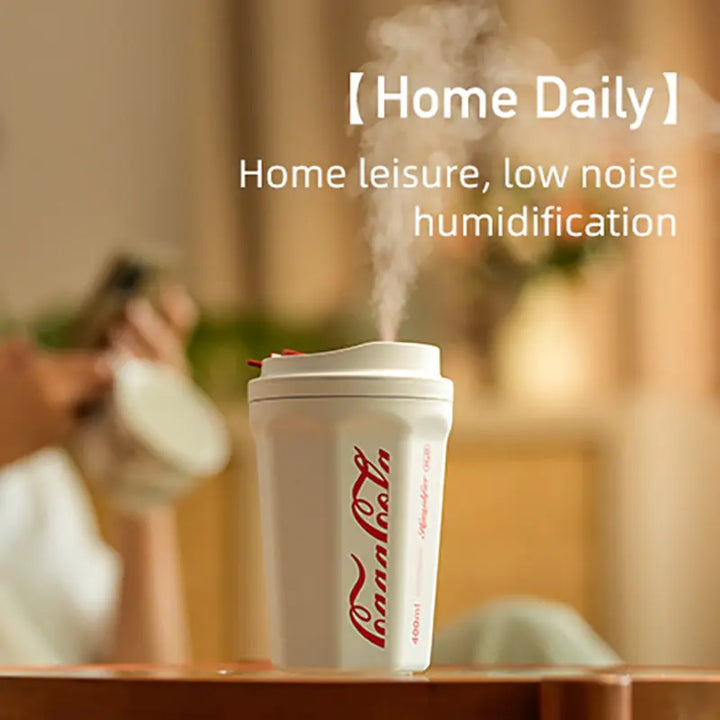 2022 Newest Coke Cup Humidifier Rechargeable 400ml