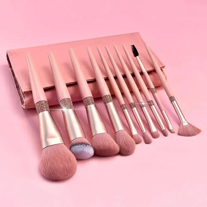 Belle&Rose™ Pink Sunset Brush Set