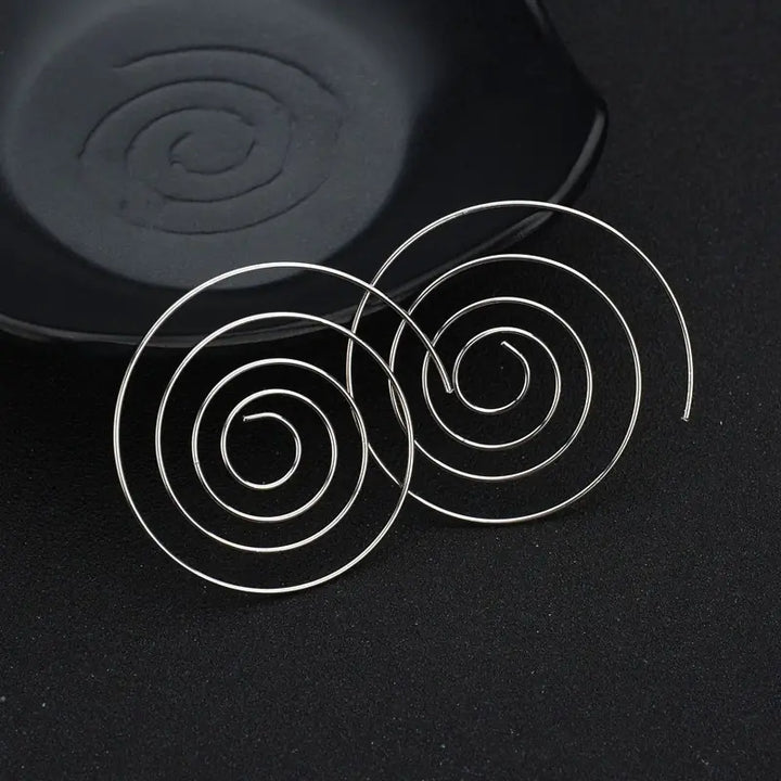 Pendientes Espiral Redondos