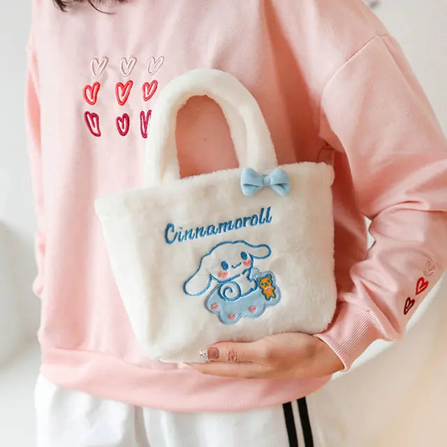 Kawaii Cinnamoroll Sanrio Plush Bag