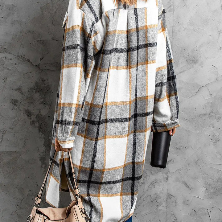 Dropped Shoulder Duster Coat