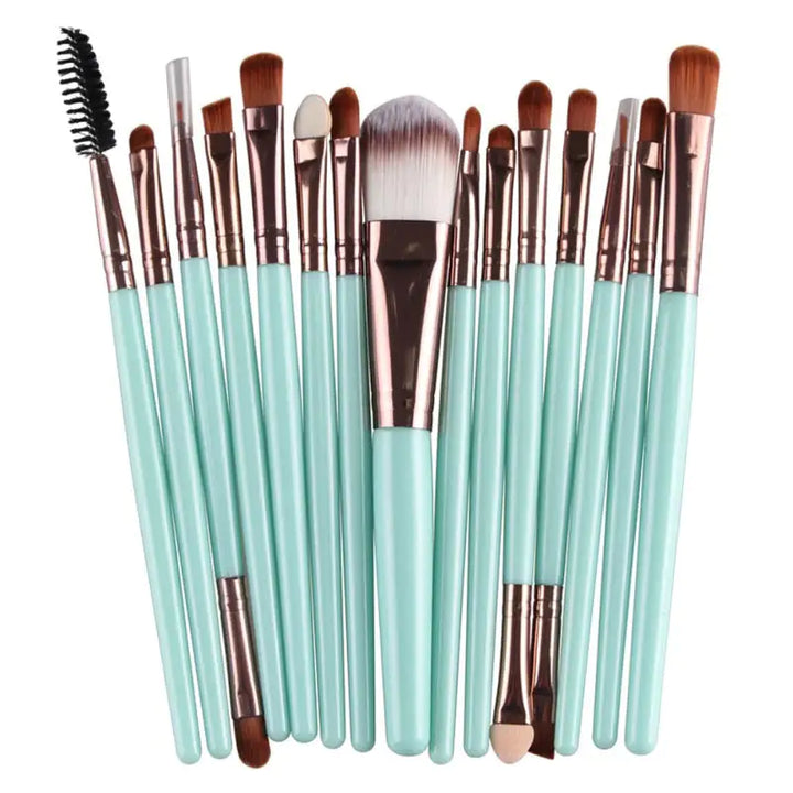 15 Pieces Brush Makeup Kit