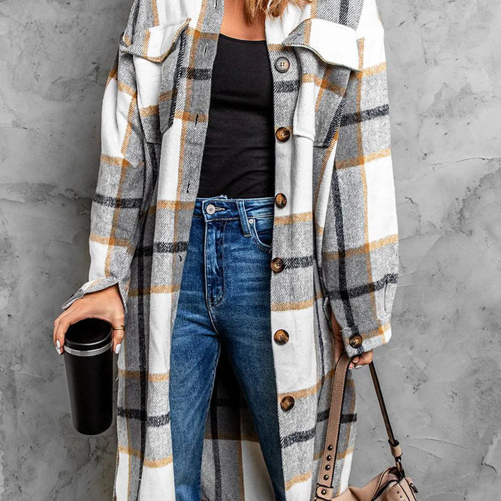 Dropped Shoulder Duster Coat