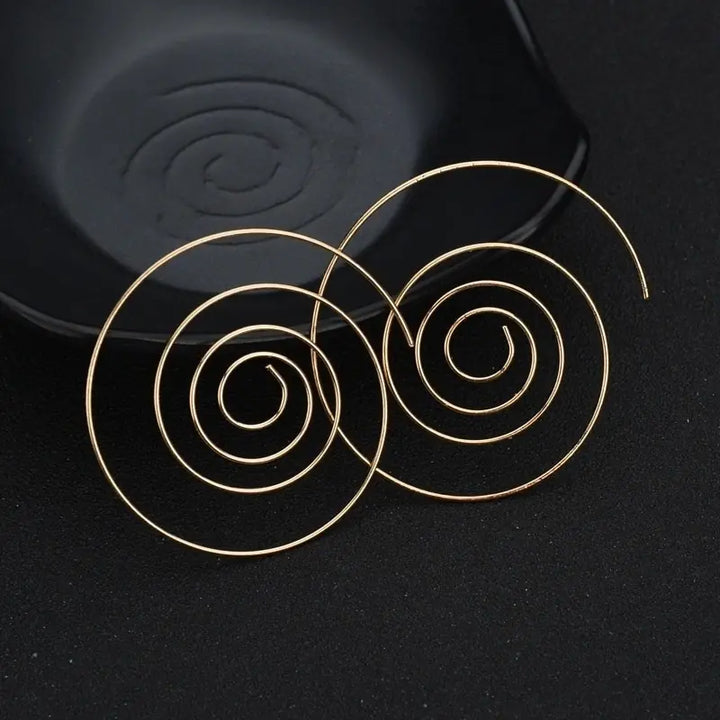 Pendientes Espiral Redondos