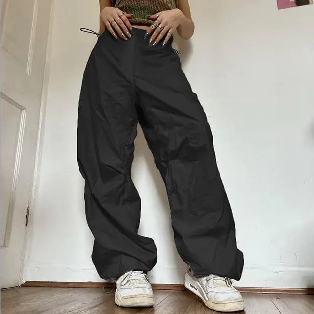 Pantalones cargo estilo hip hop vintage